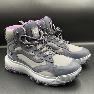 Vans MTE Crestline Waterproof Purple Hiking Winter Hydroguard Boots Women's Sz 9